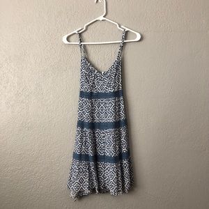 Paisley printed dress